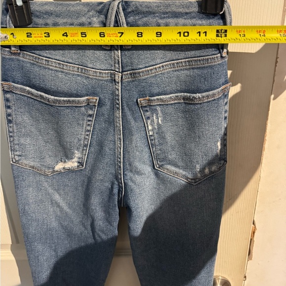 Good American Good Legs Stretch Distressed Skinny Jeans Indigo 439 Size 0 25 - Picture 9 of 16